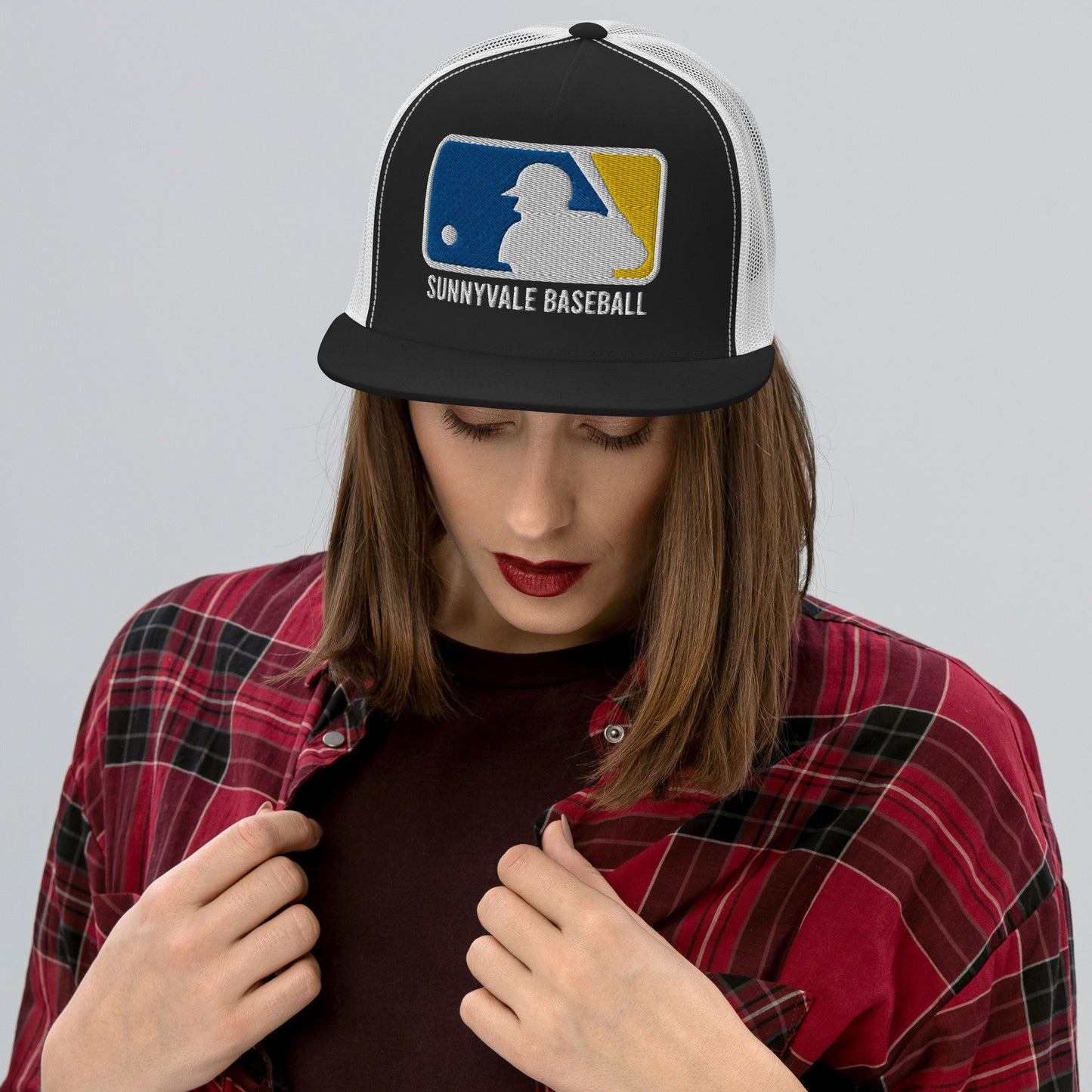 Sunnyvale Baseball big logoTrucker Cap