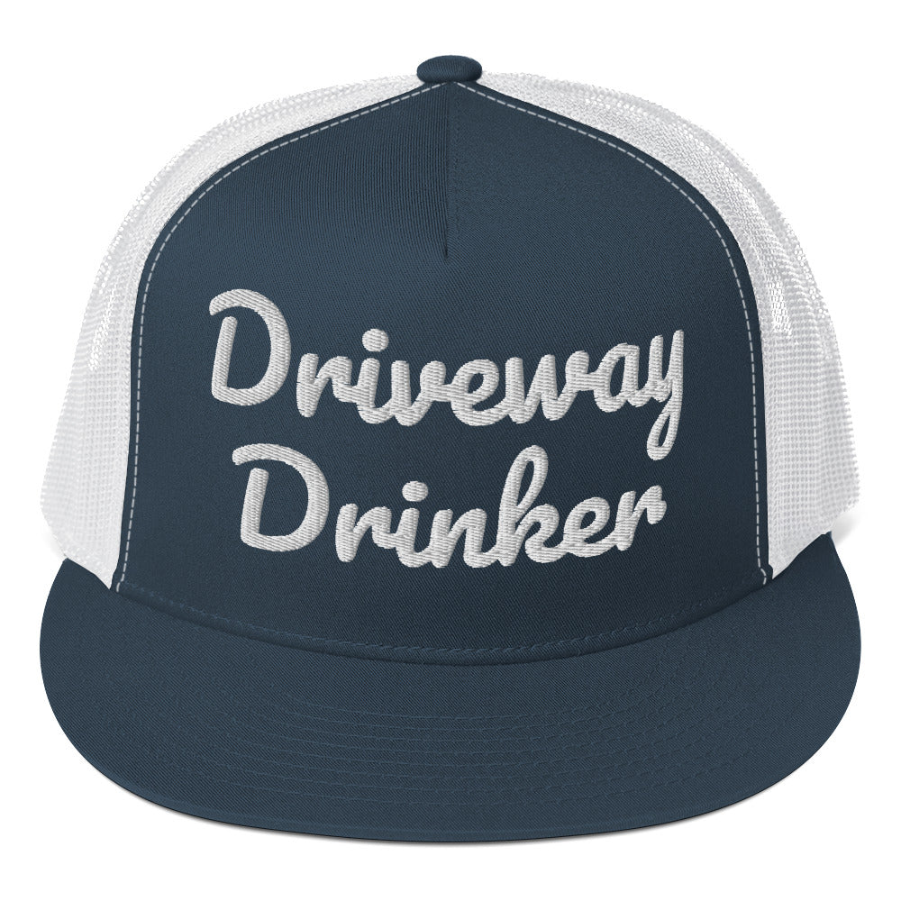 Driveway Drinker Trucker Cap