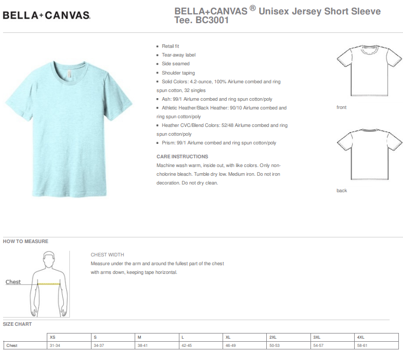 SRYSA Cheer Support shirt ALL PROFIT GOES TO SRYSA CHEER Bella Canvas unisex shirt