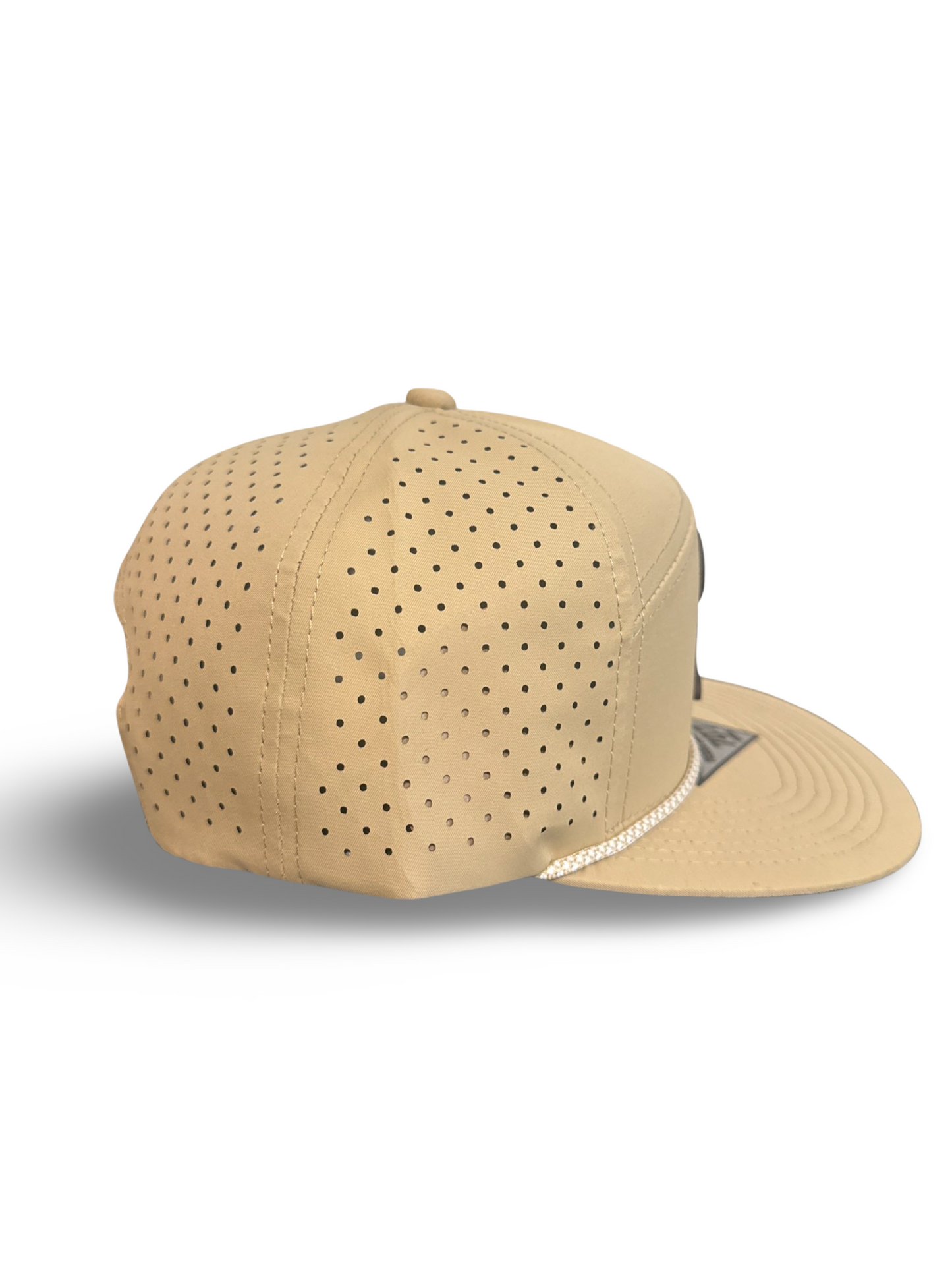 Tan Sr 7 panel rope hat