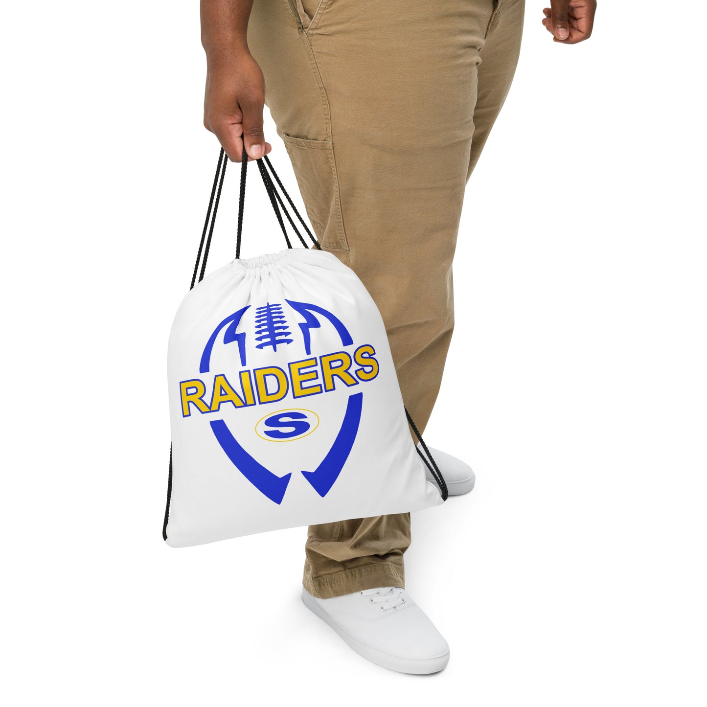 Football Drawstring bag
