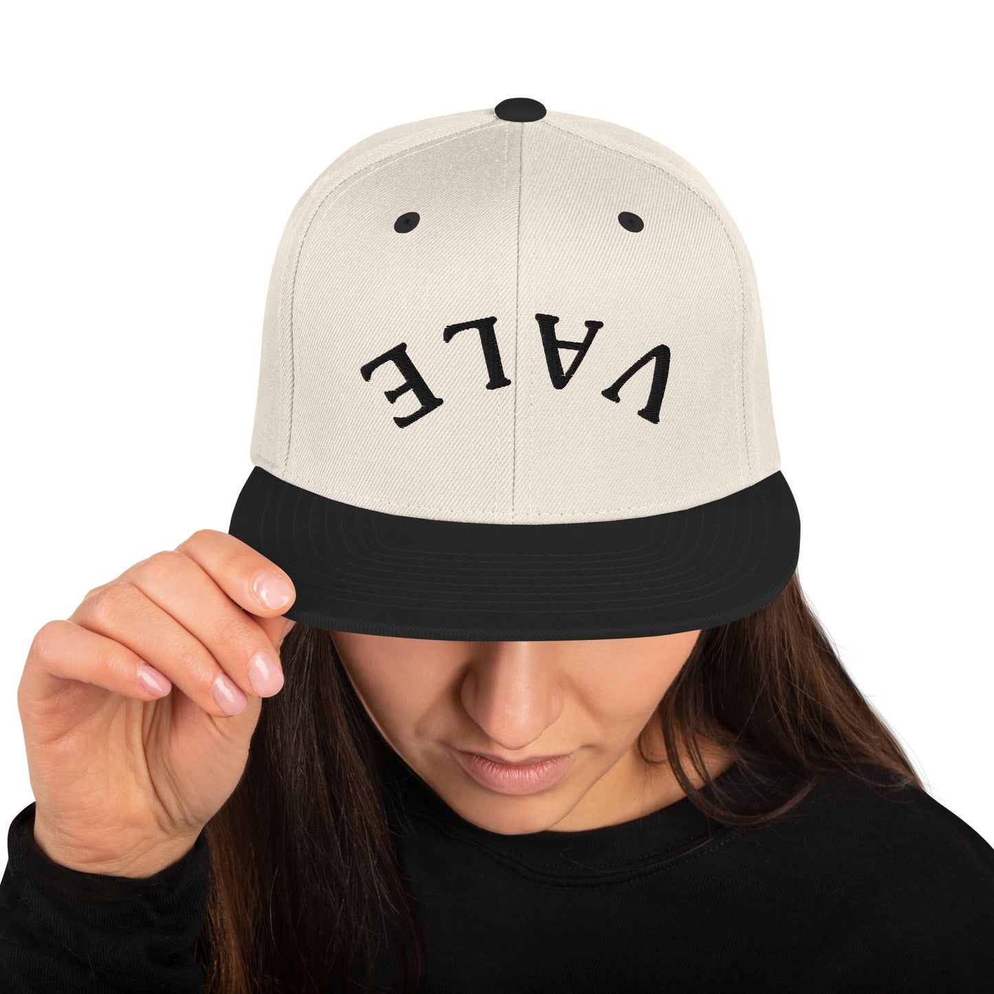 Upside down Vale Snapback Hat