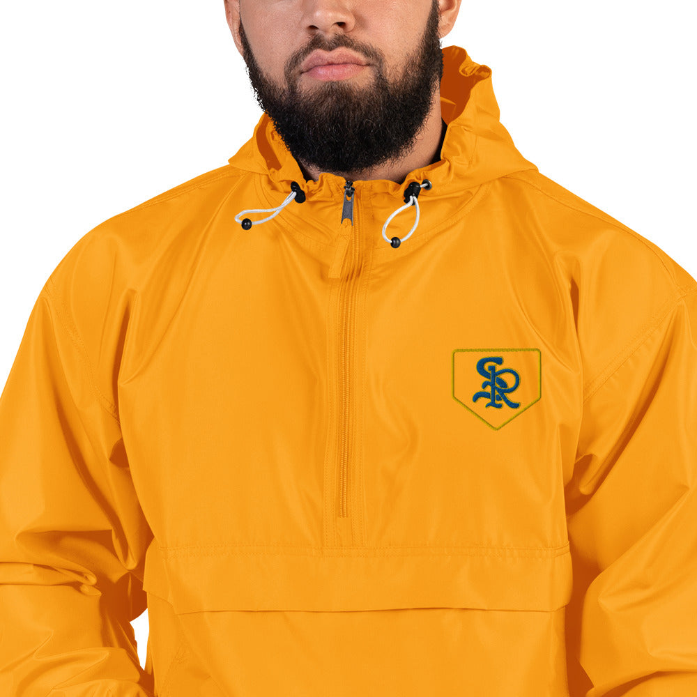 SR Logo Embroidered Champion Packable Jacket