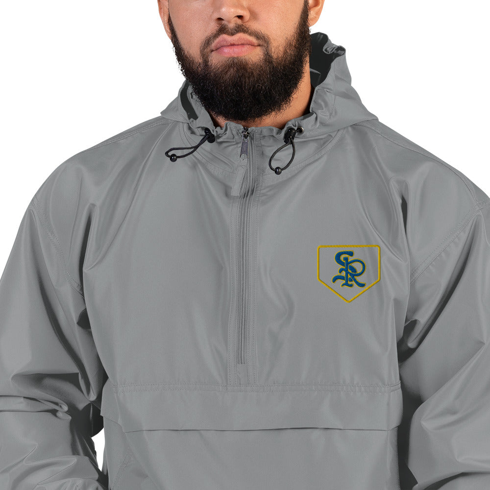 SR Logo Embroidered Champion Packable Jacket