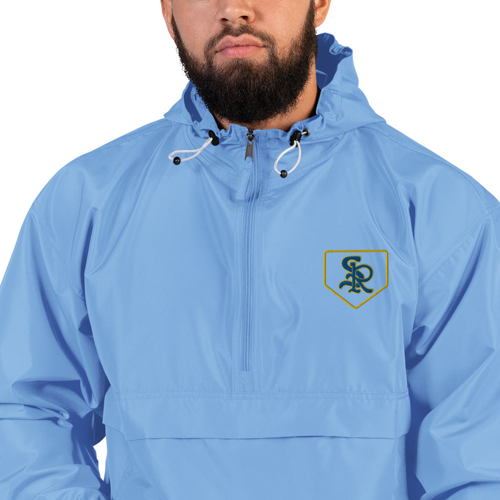 SR Logo Embroidered Champion Packable Jacket