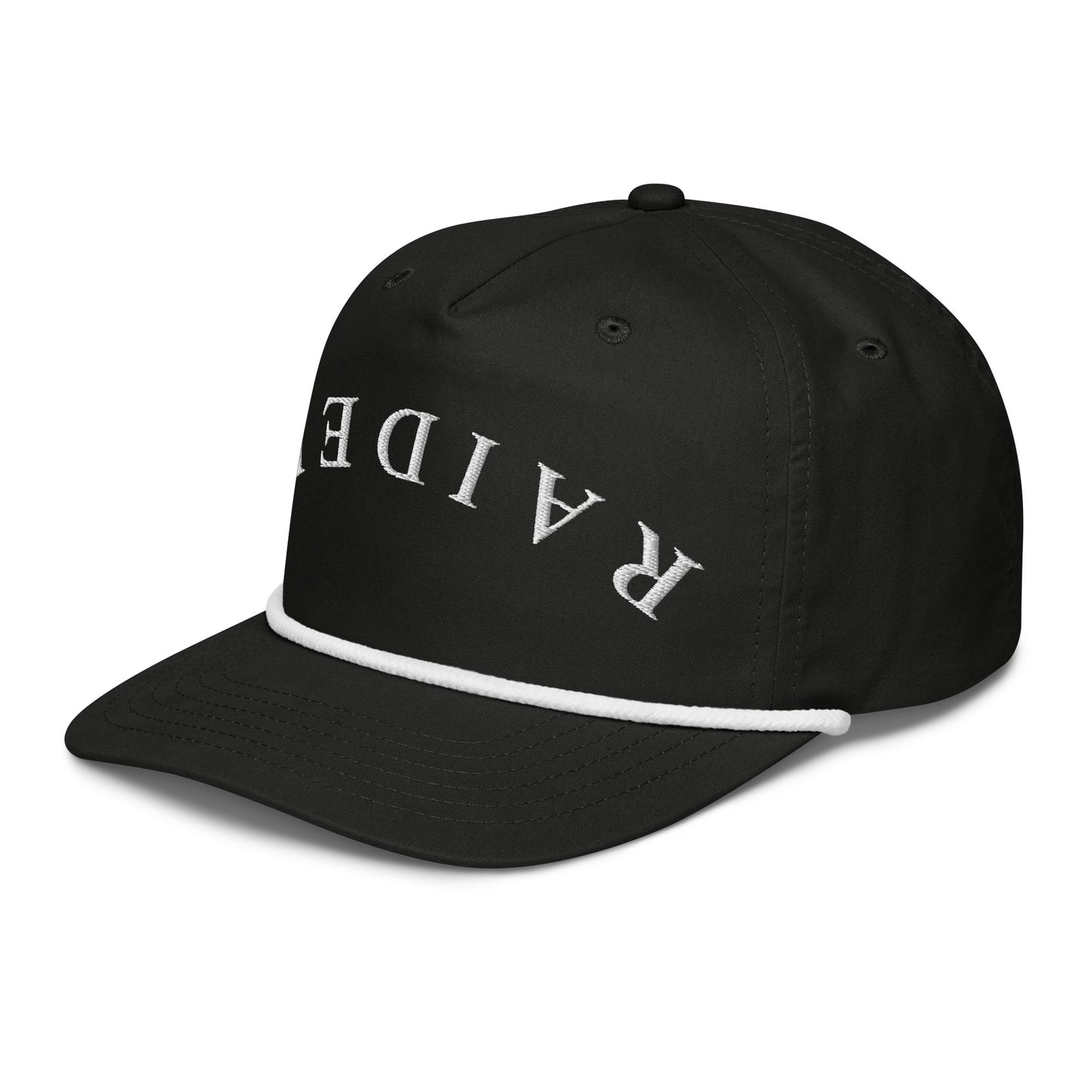 Upside down Raiders Golf rope cap