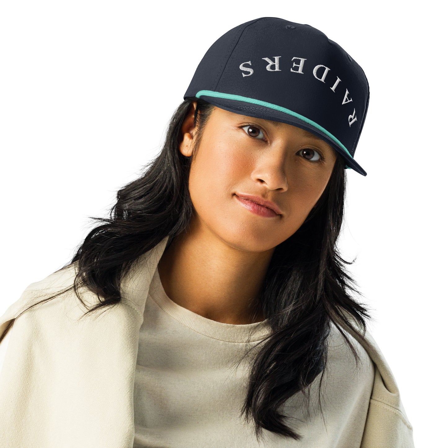 Upside down Raiders Golf rope cap