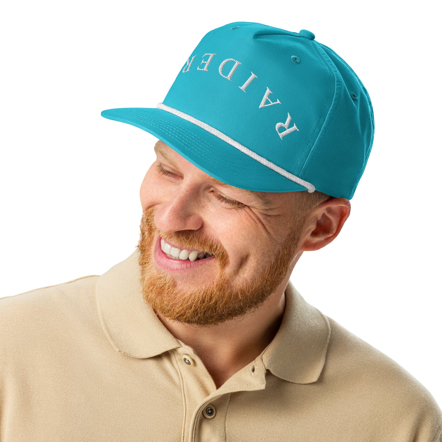 Upside down Raiders Golf rope cap