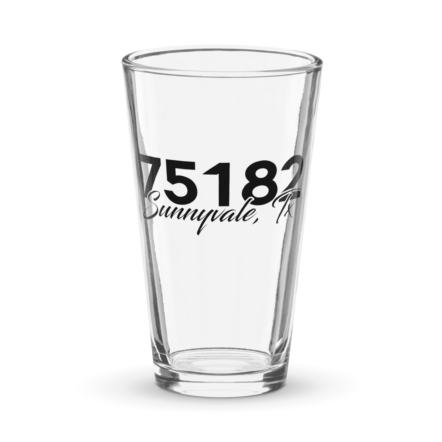 Shaker pint glass