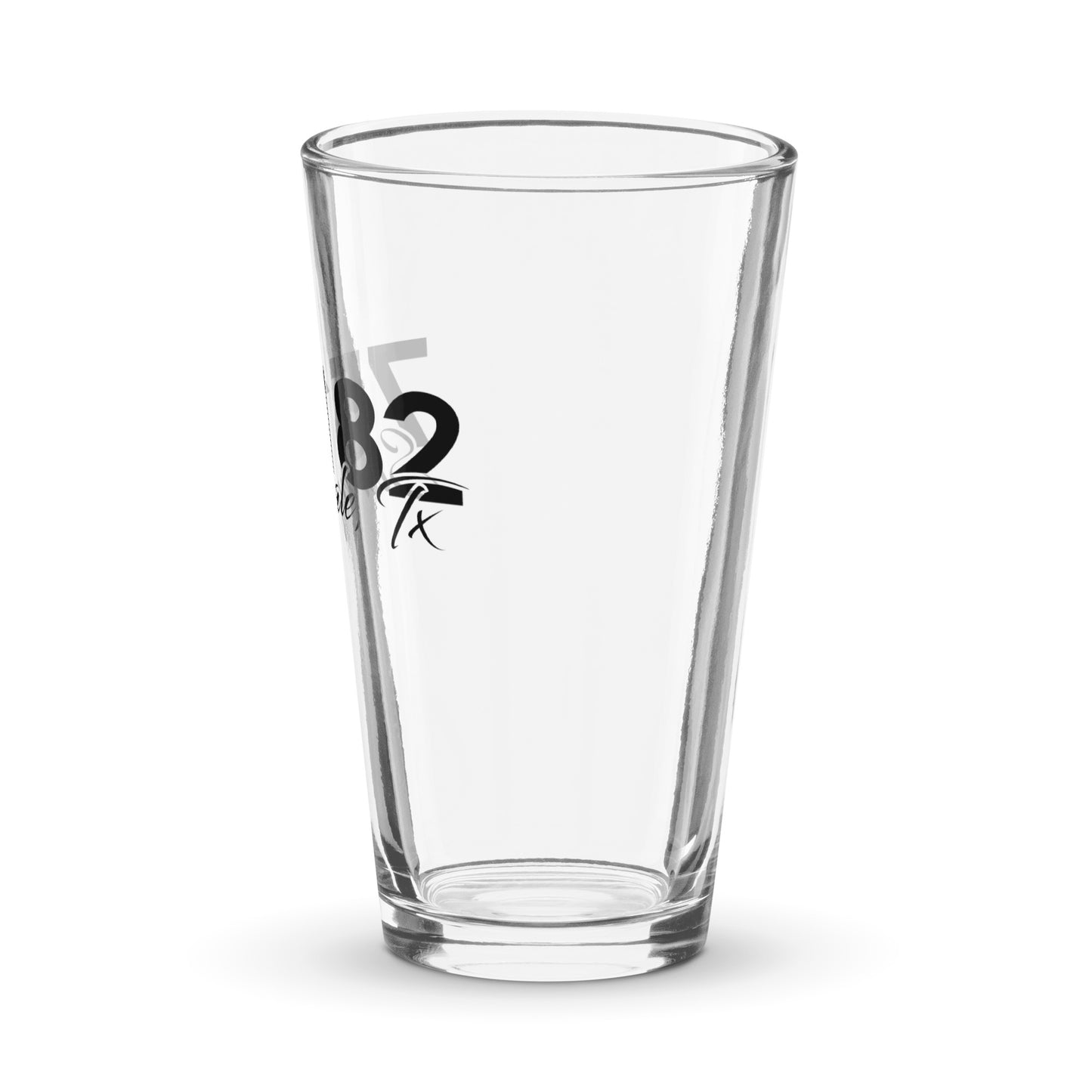 Shaker pint glass