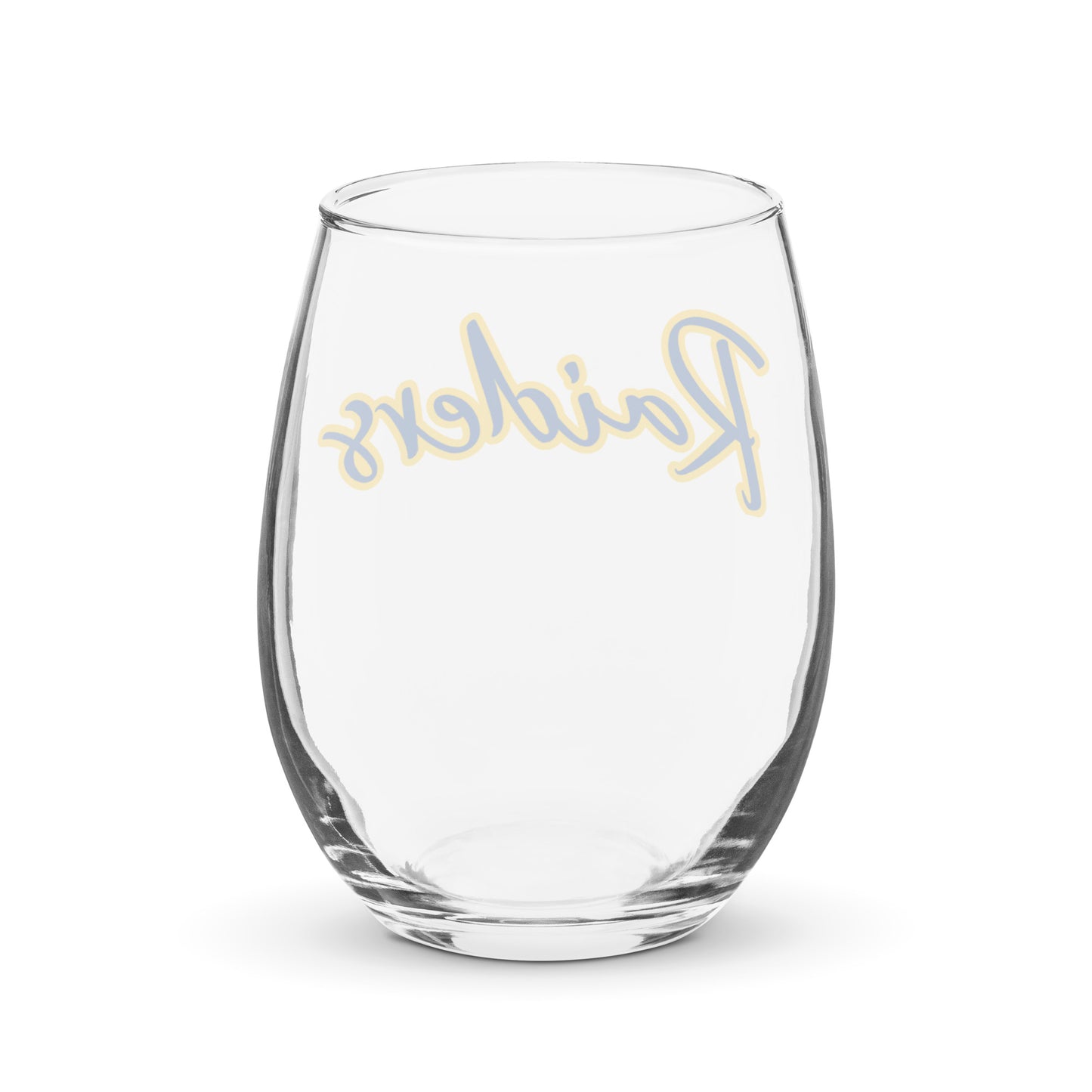 Stemless wine glass