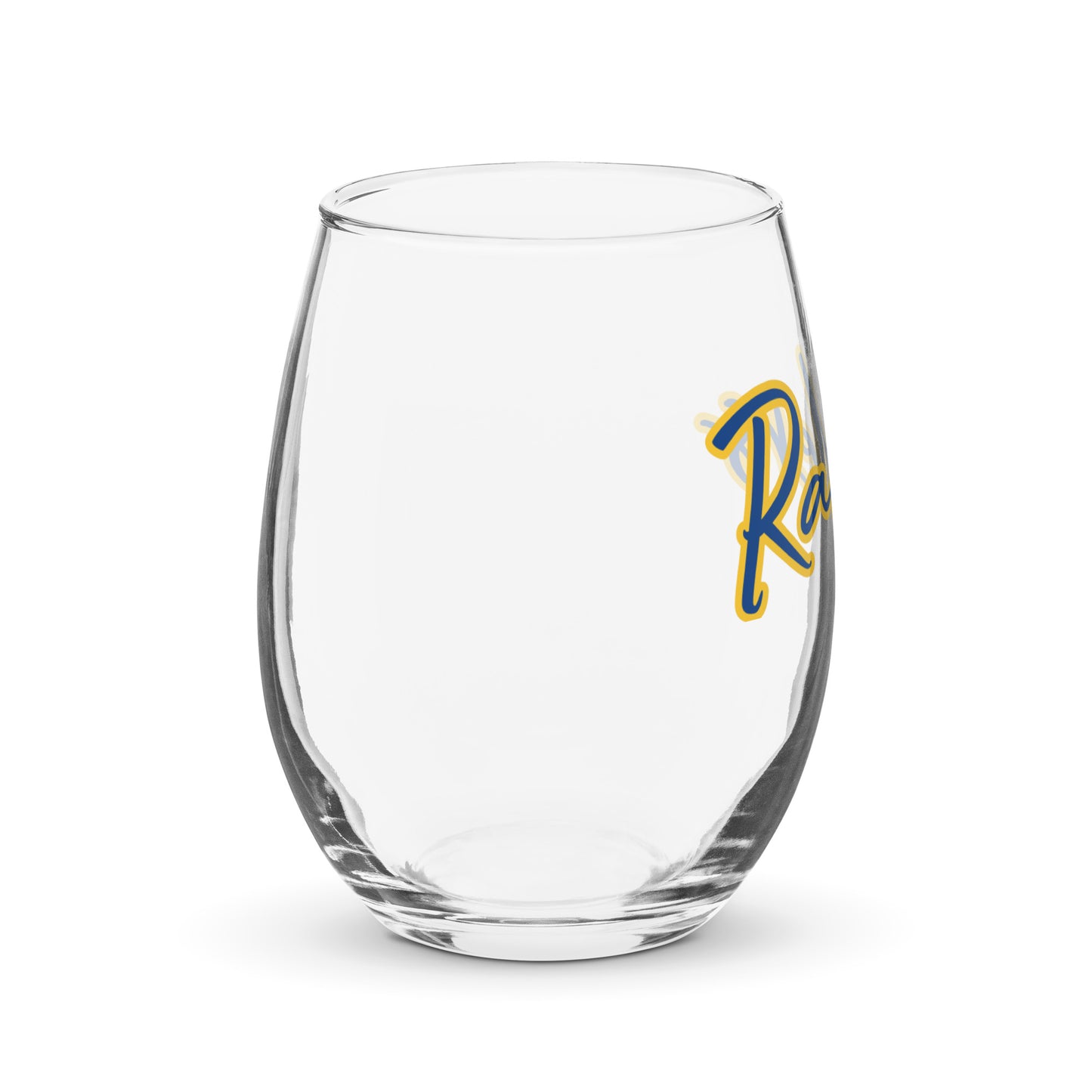 Stemless wine glass