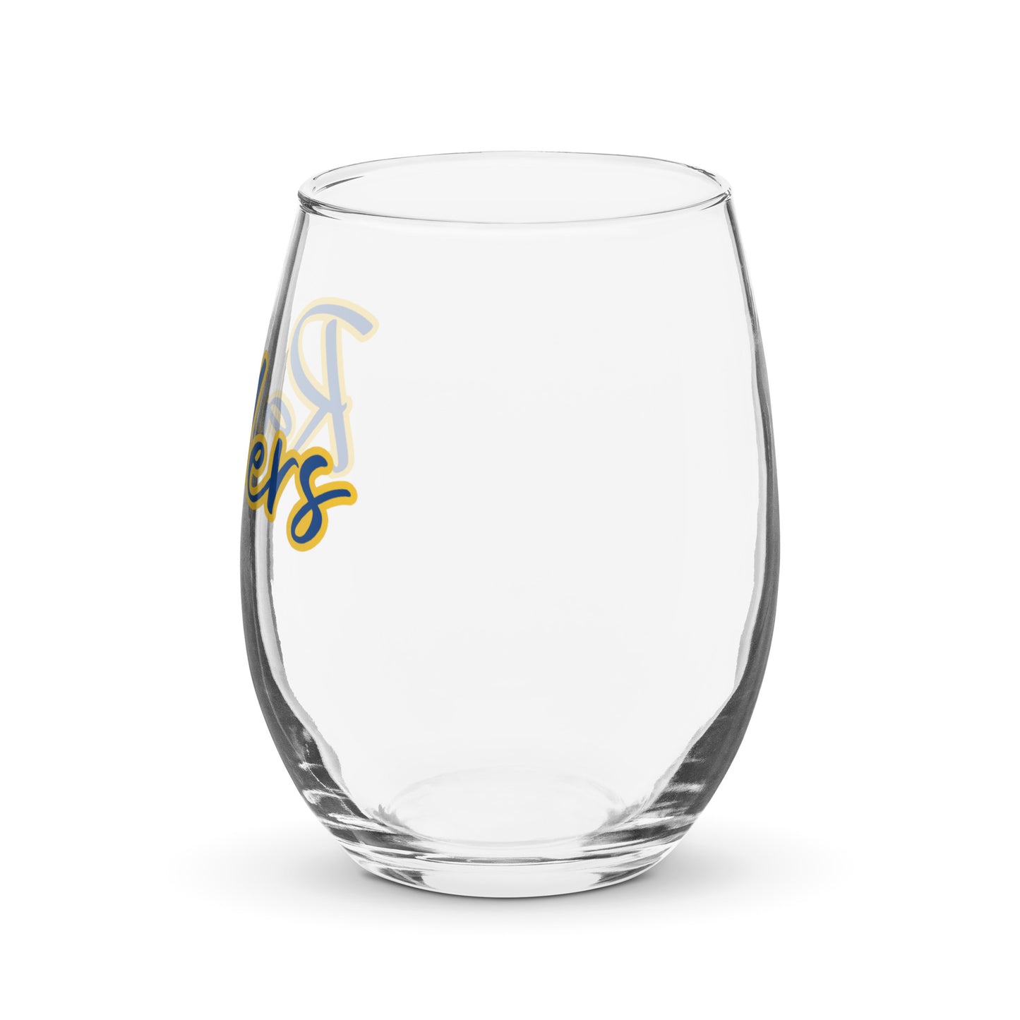 Stemless wine glass