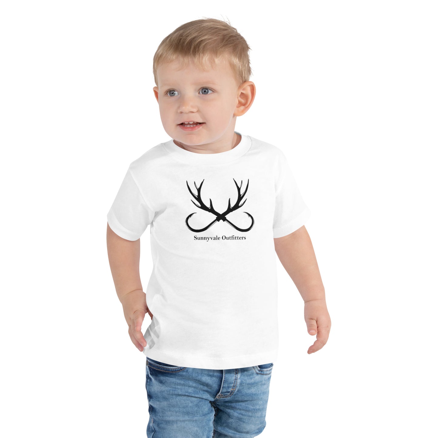 Hunting logo Toddler Short Sleeve Tee