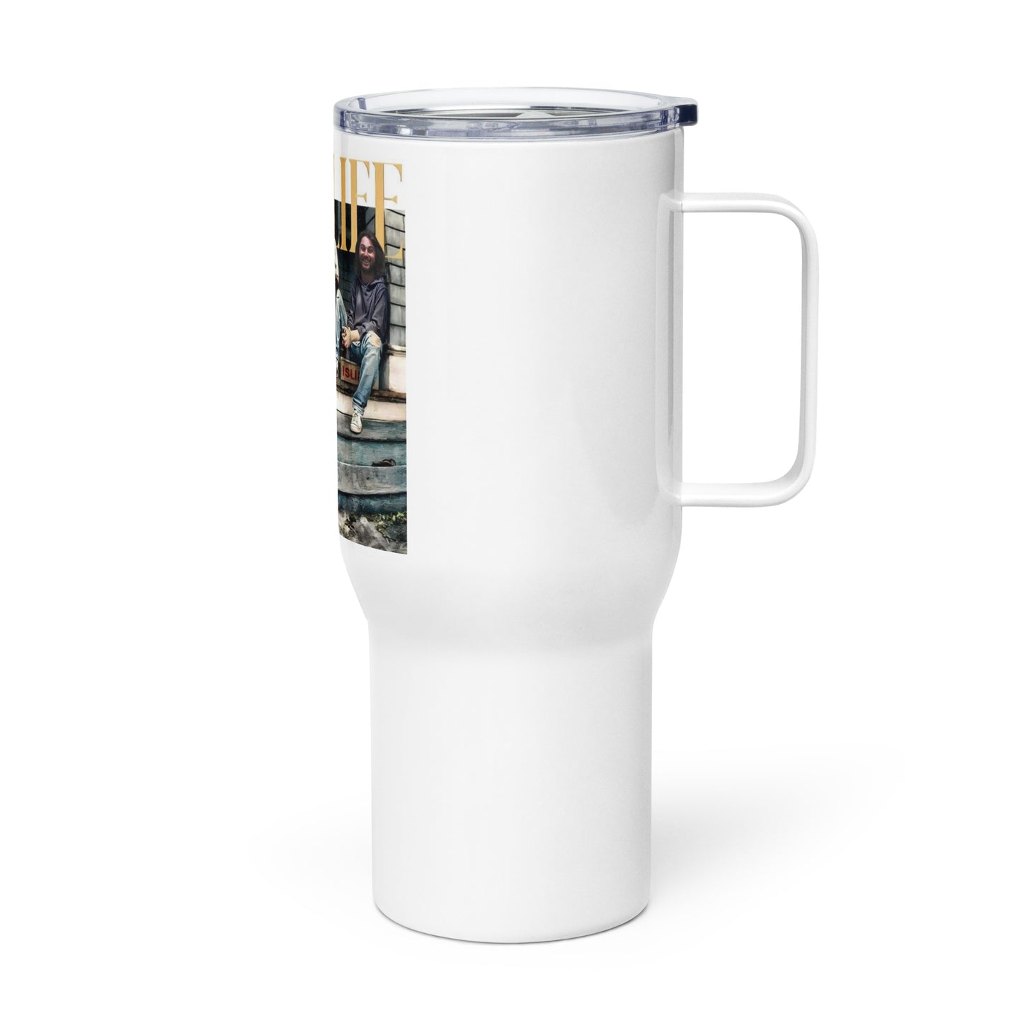 Thug life Travel mug with a handle