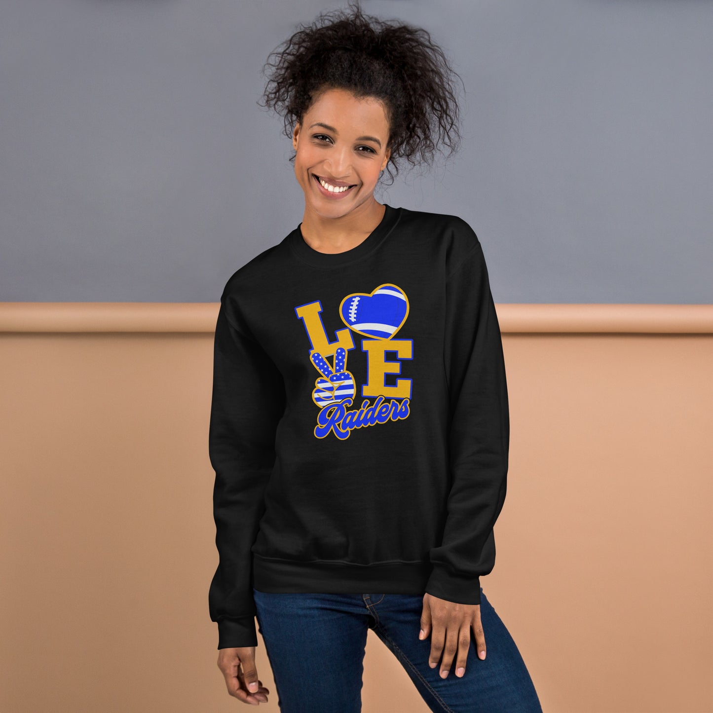 Love Raiders Football Unisex Sweatshirt