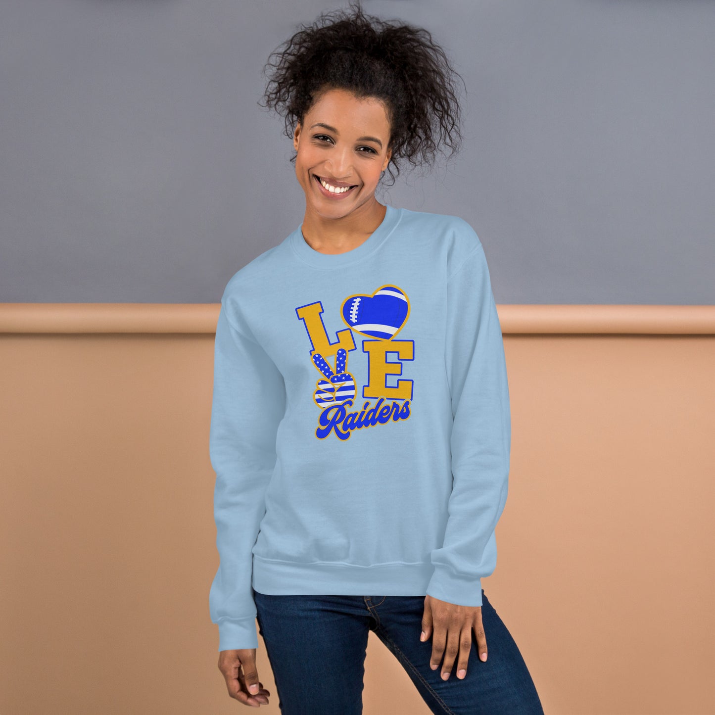 Love Raiders Football Unisex Sweatshirt