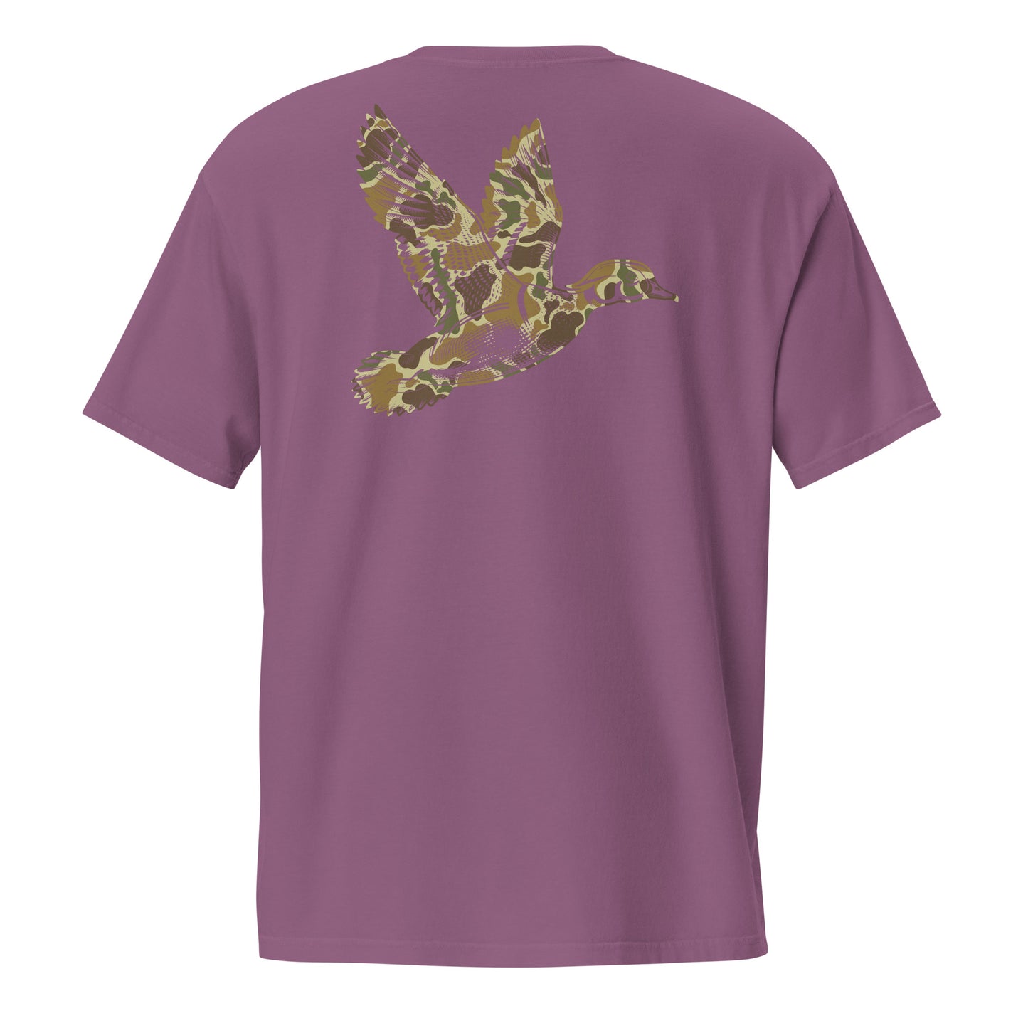 Unisex garment-dyed pocket t-shirt