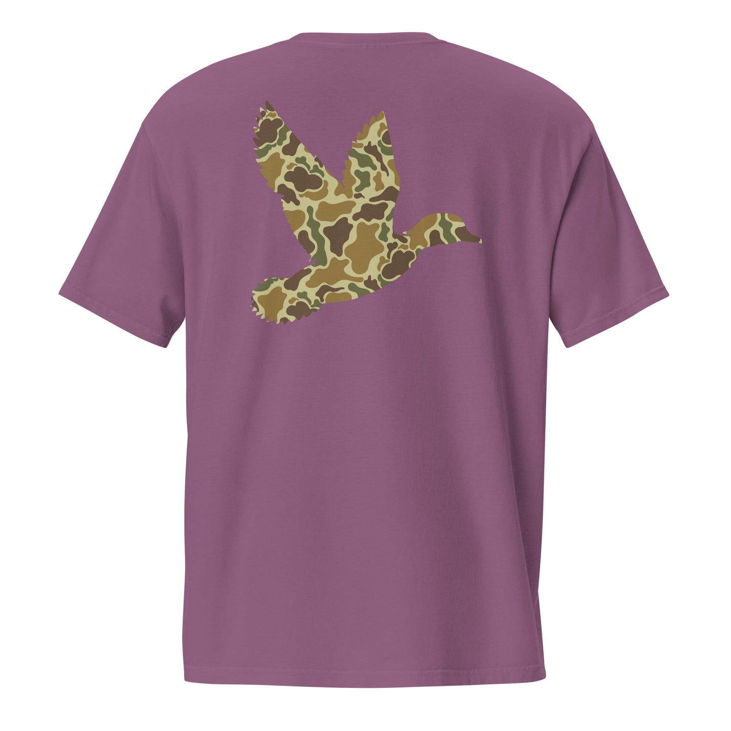 Unisex garment-dyed pocket t-shirt