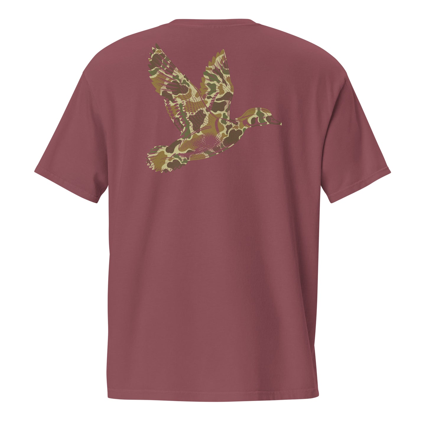 Unisex garment-dyed pocket t-shirt
