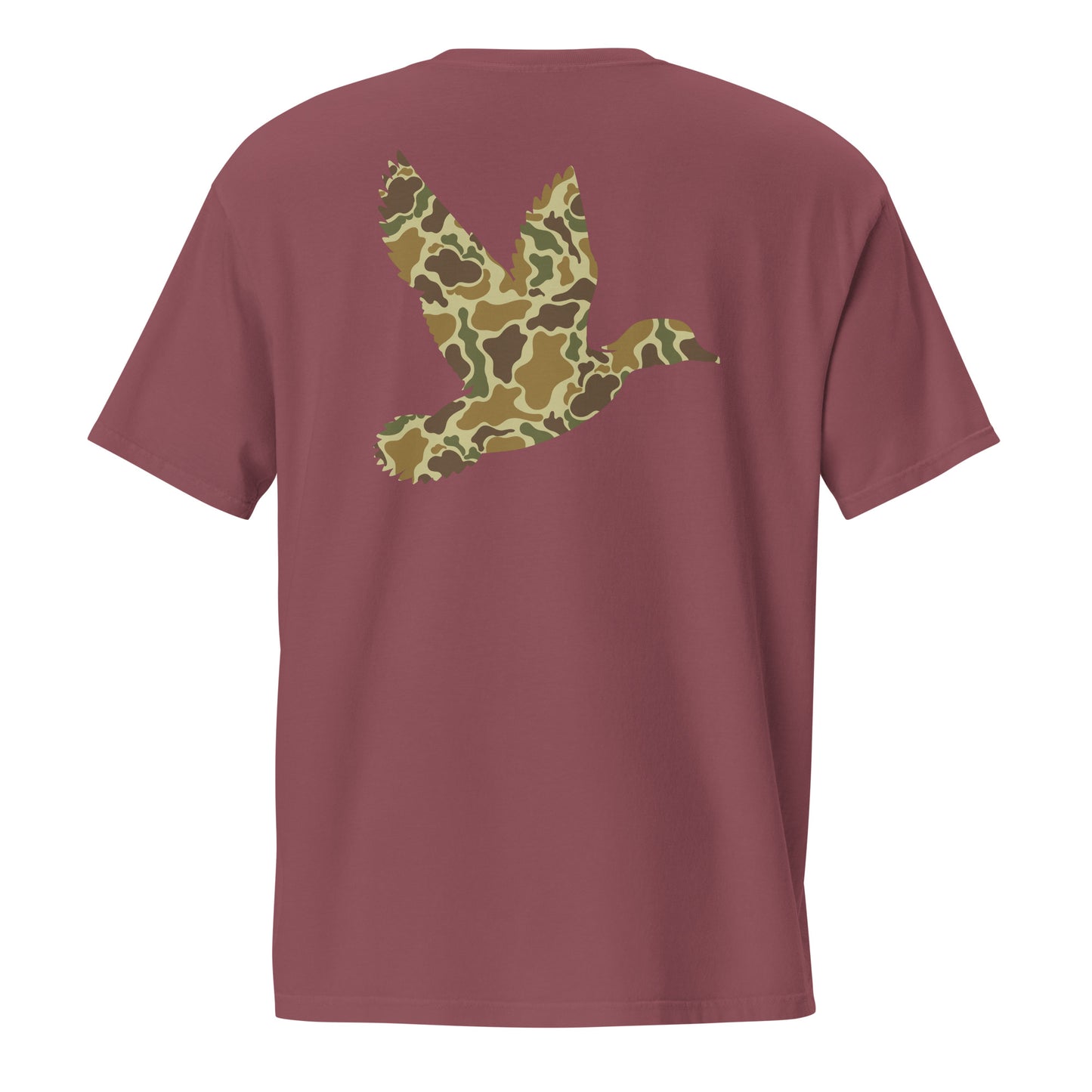 Unisex garment-dyed pocket t-shirt