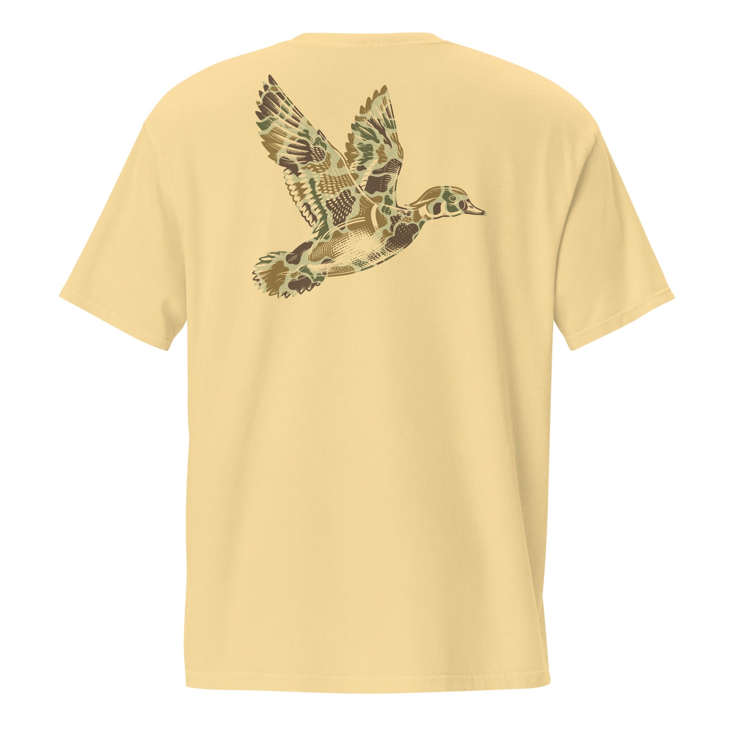 Unisex garment-dyed pocket t-shirt