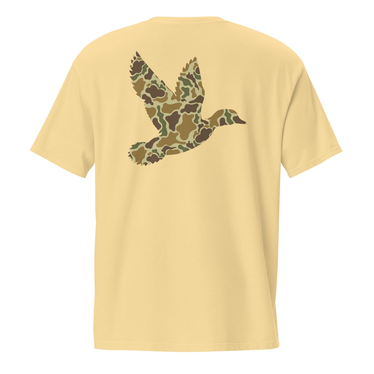 Unisex garment-dyed pocket t-shirt