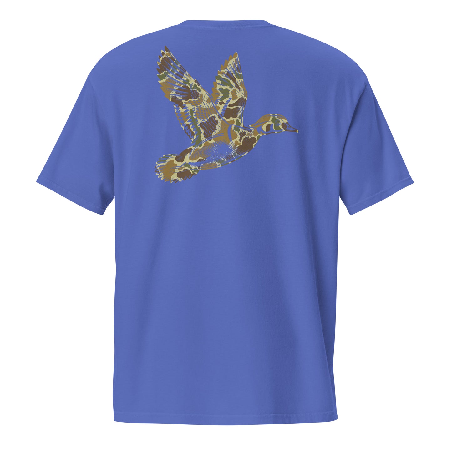 Unisex garment-dyed pocket t-shirt