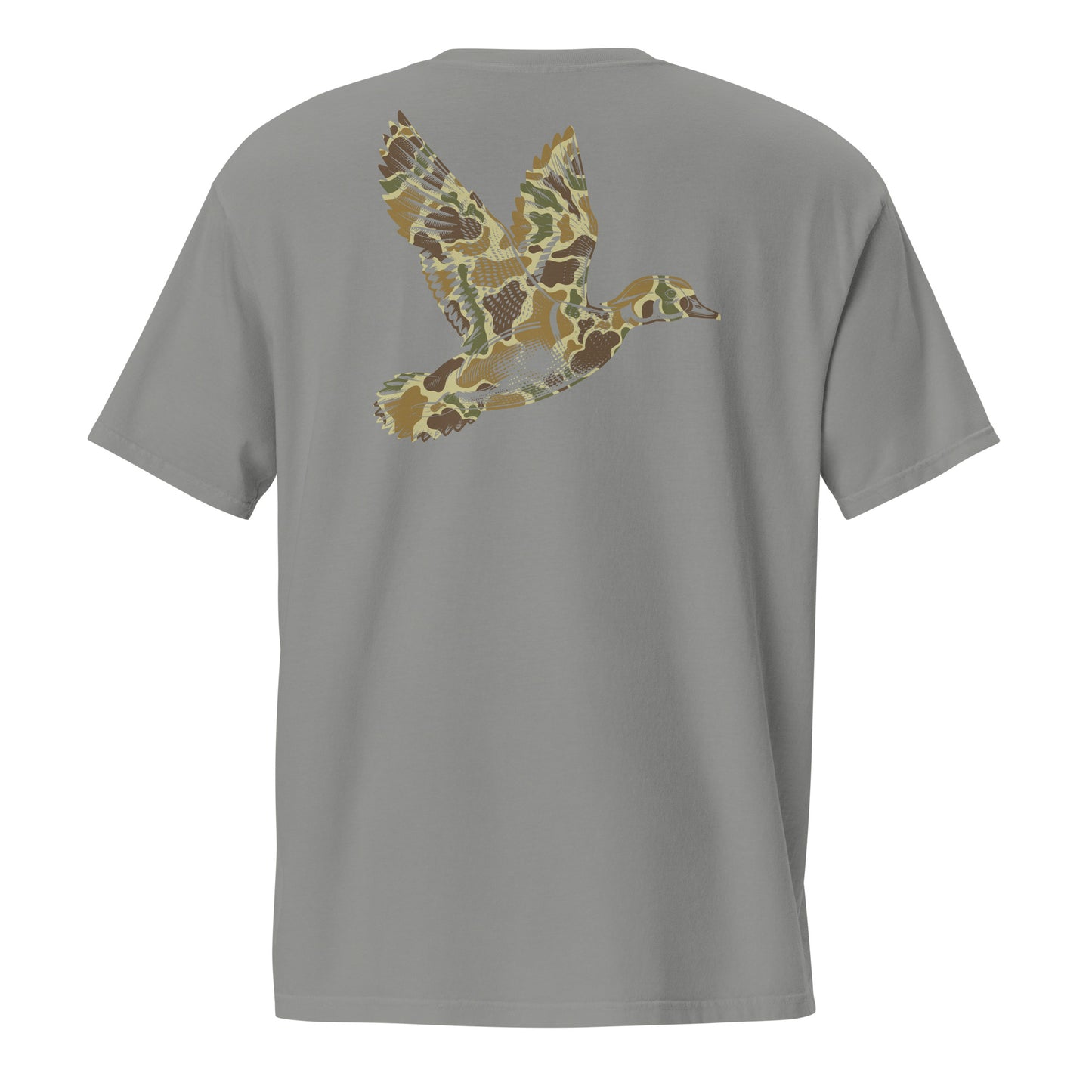 Unisex garment-dyed pocket t-shirt
