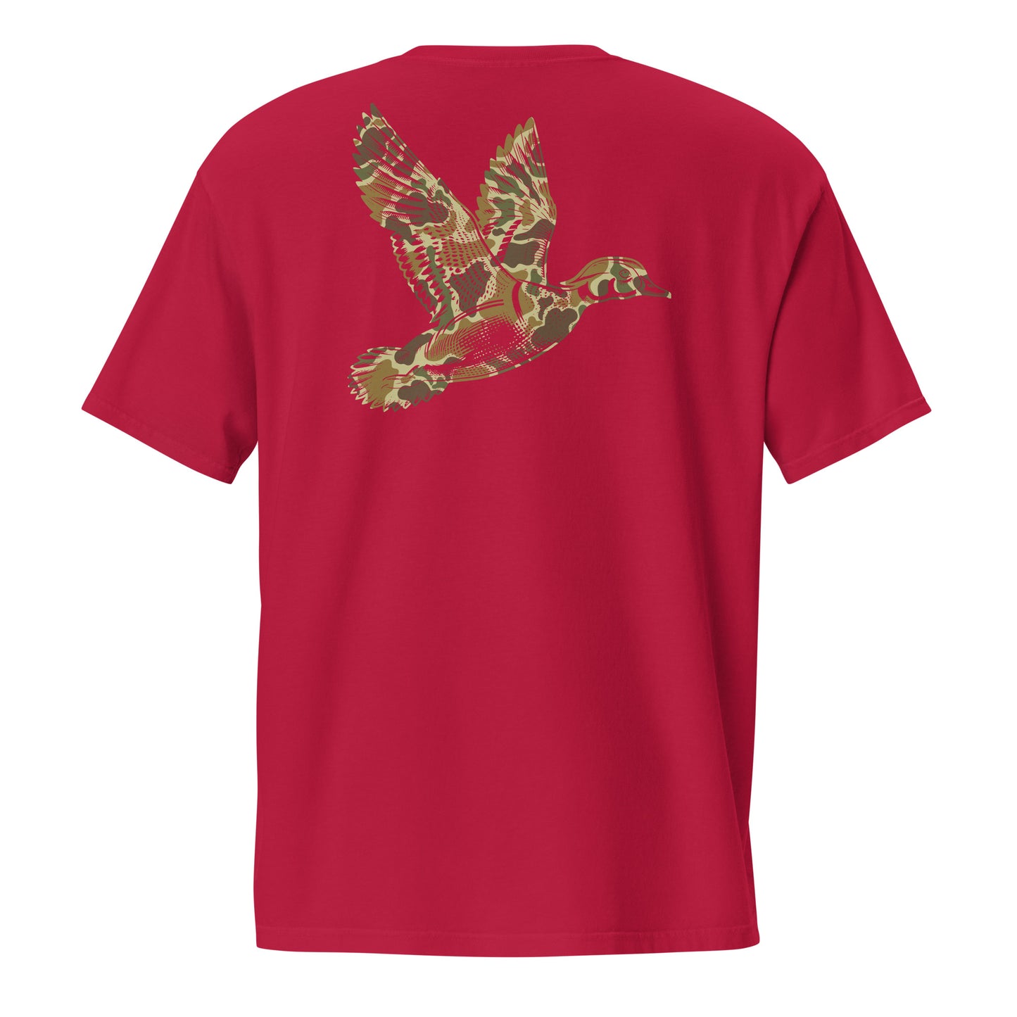 Unisex garment-dyed pocket t-shirt
