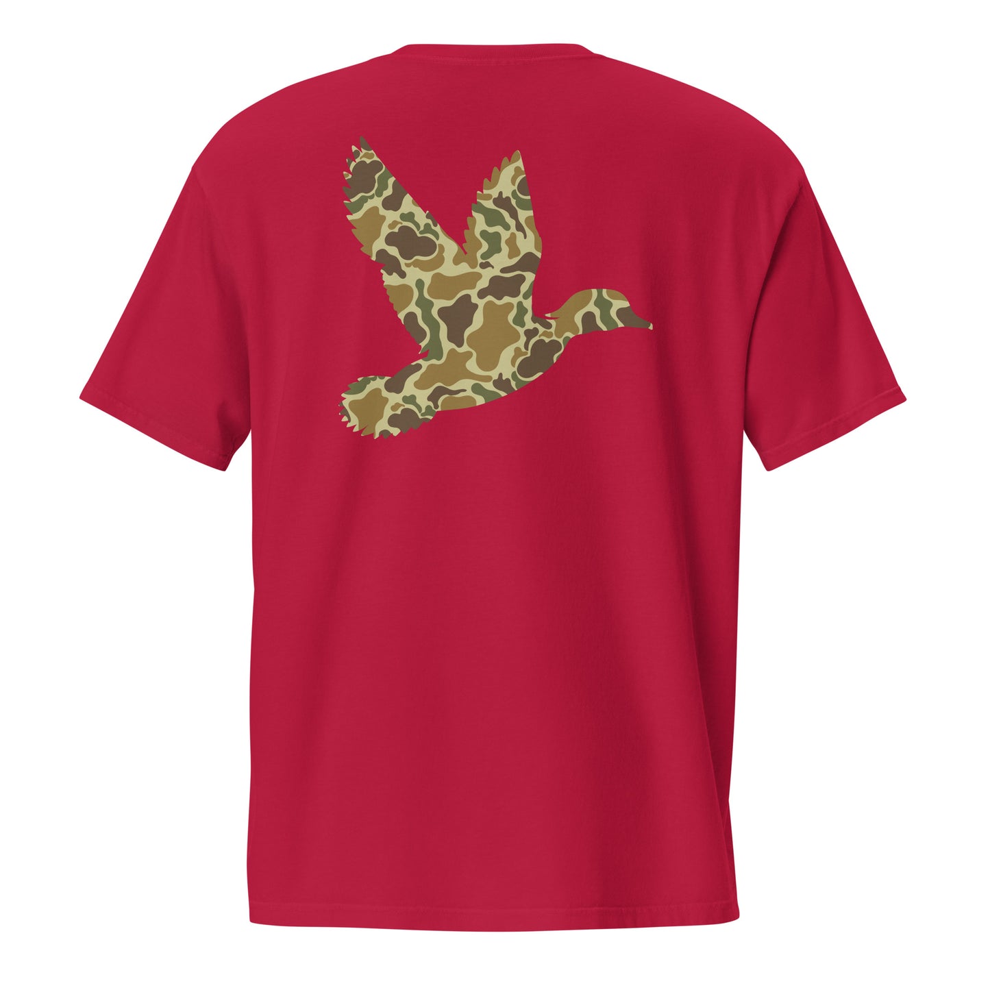 Unisex garment-dyed pocket t-shirt