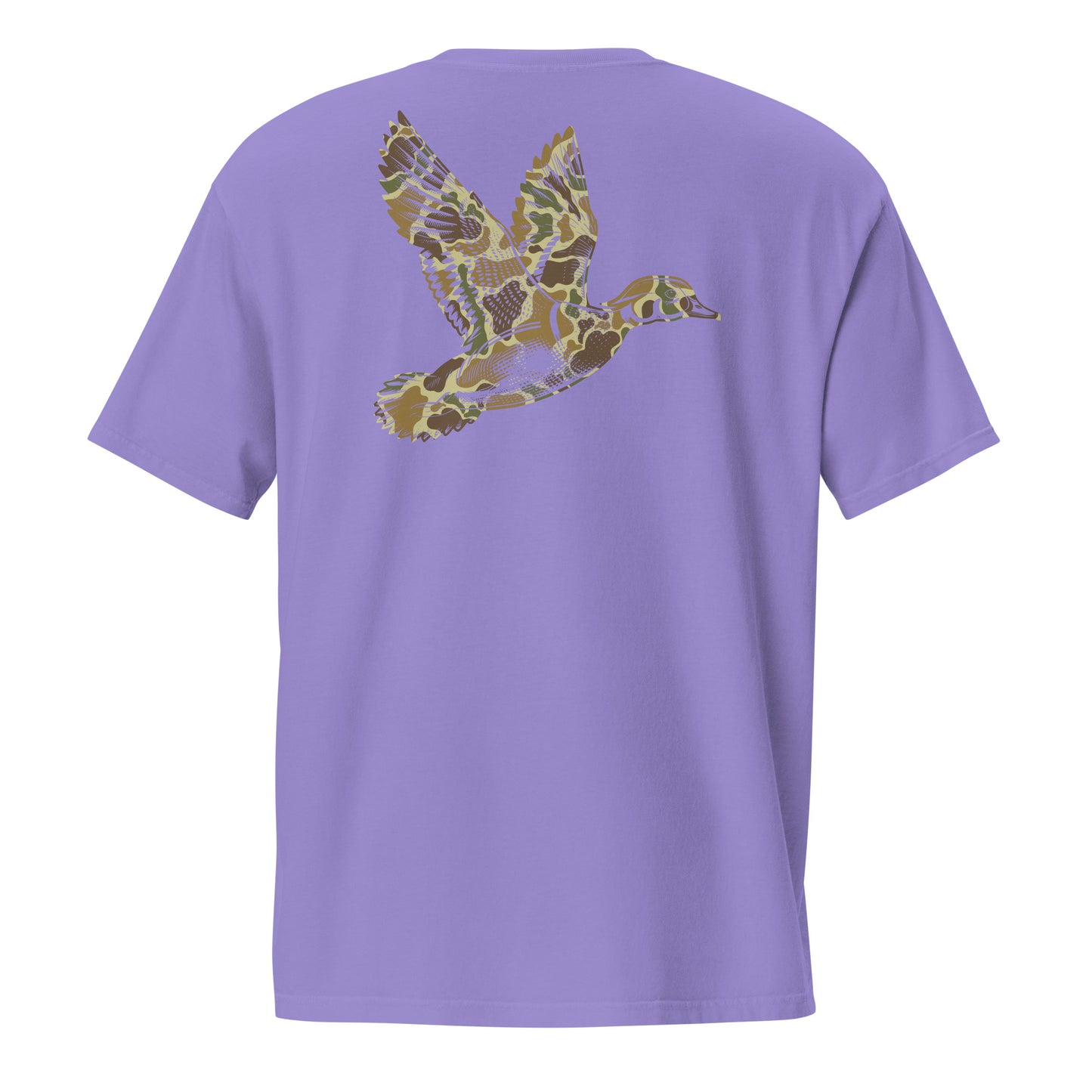 Unisex garment-dyed pocket t-shirt