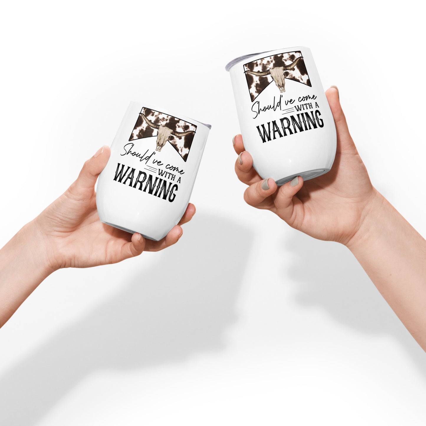 Warning Wine tumbler