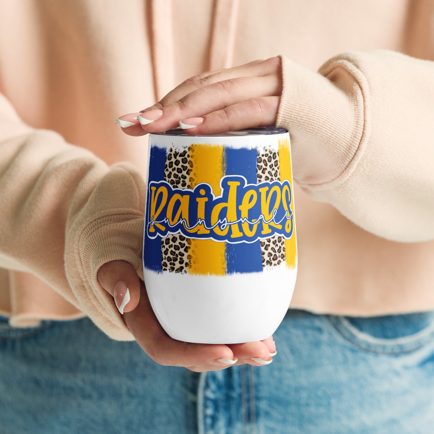 Raiders Wine tumbler