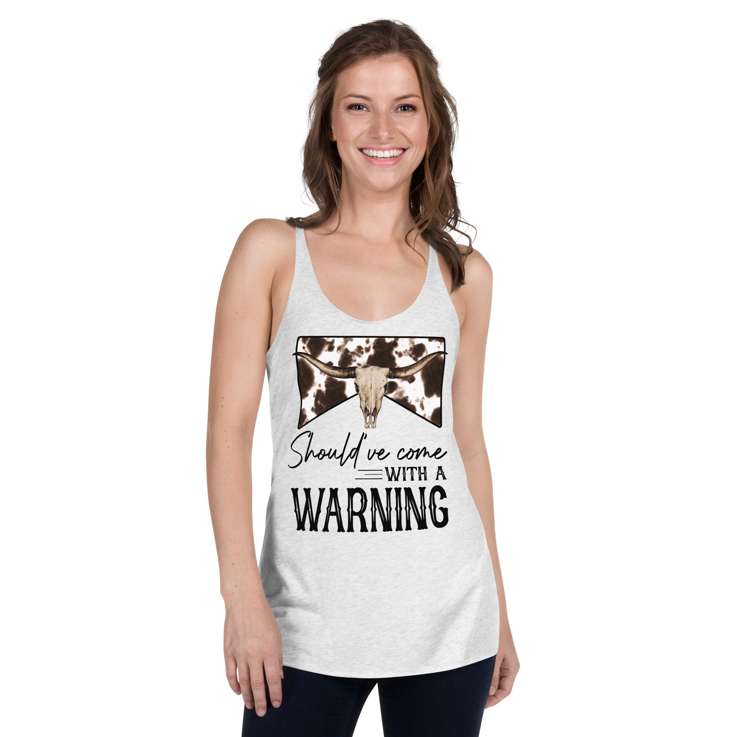 Warning Women's Racerback Tank