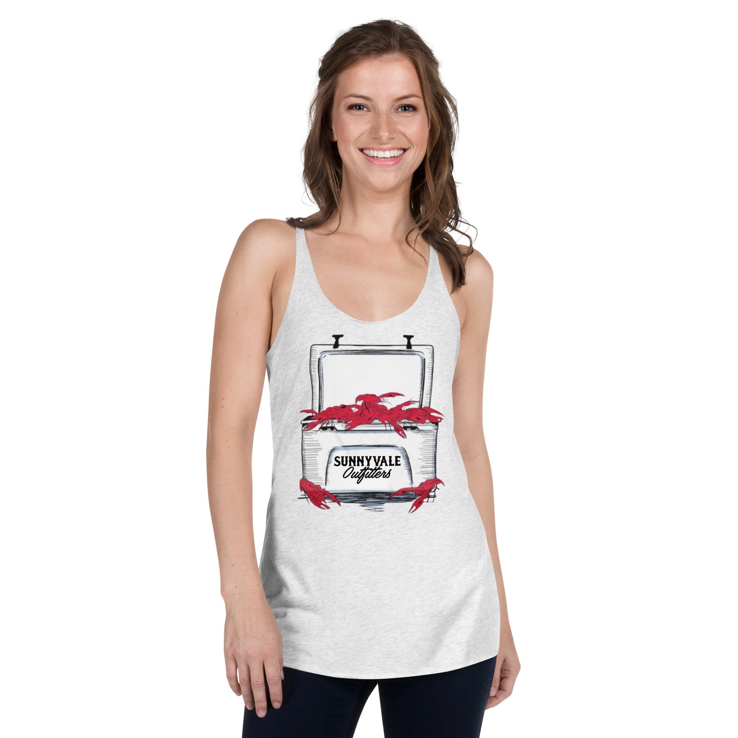 SO Crawfish Cooler Women's Racerback Tank