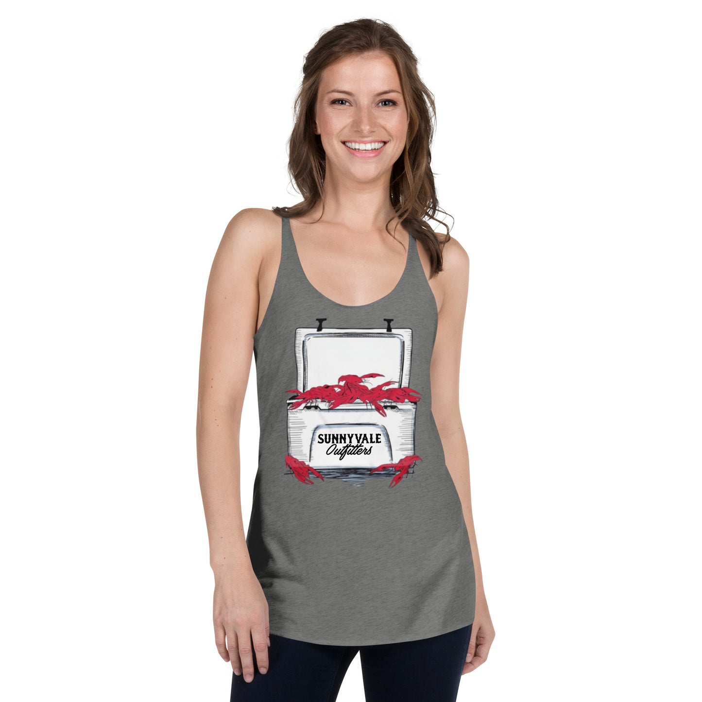 SO Crawfish Cooler Women's Racerback Tank