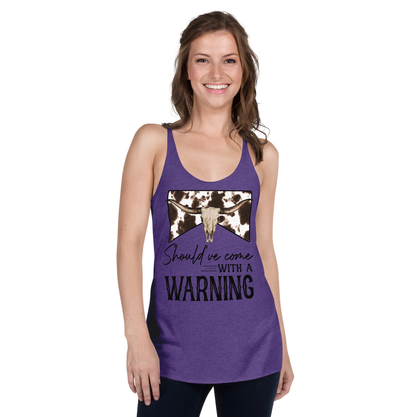 Warning Women's Racerback Tank