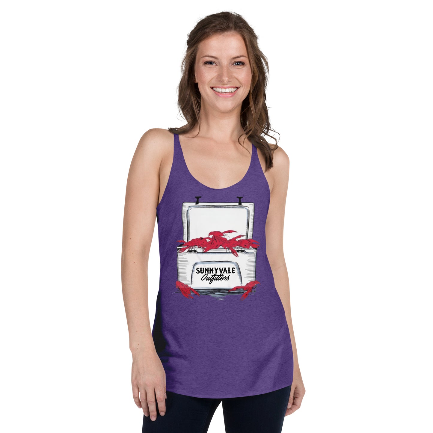 SO Crawfish Cooler Women's Racerback Tank