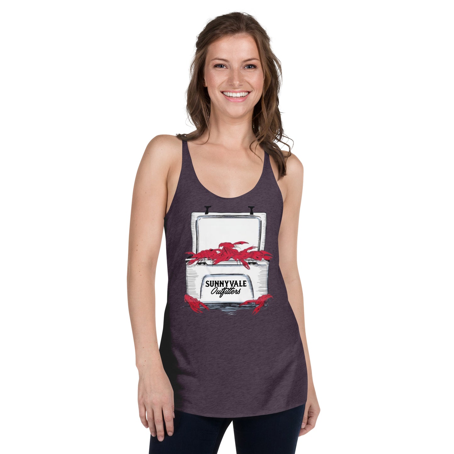 SO Crawfish Cooler Women's Racerback Tank