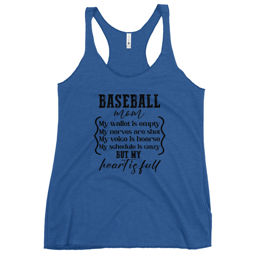 Baseball Mom Women's Racerback Tank