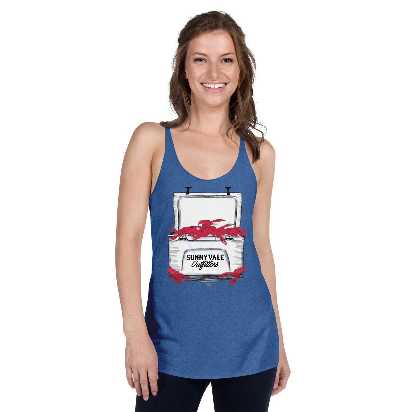 SO Crawfish Cooler Women's Racerback Tank