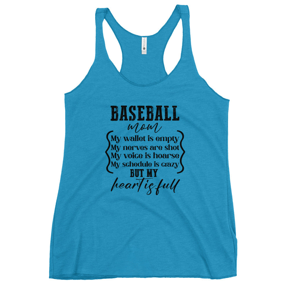 Baseball Mom Women's Racerback Tank
