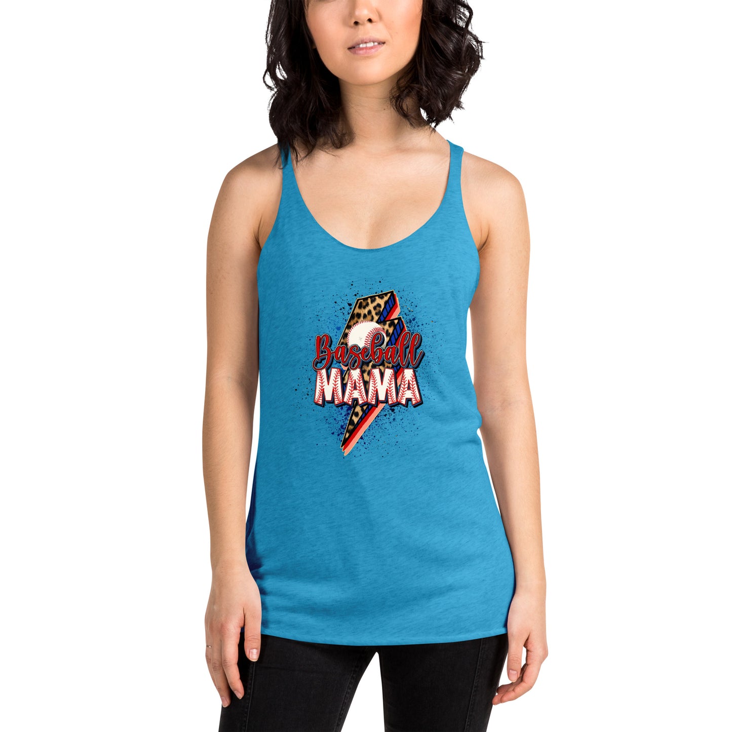 Baseball Mama Women's Racerback Tank
