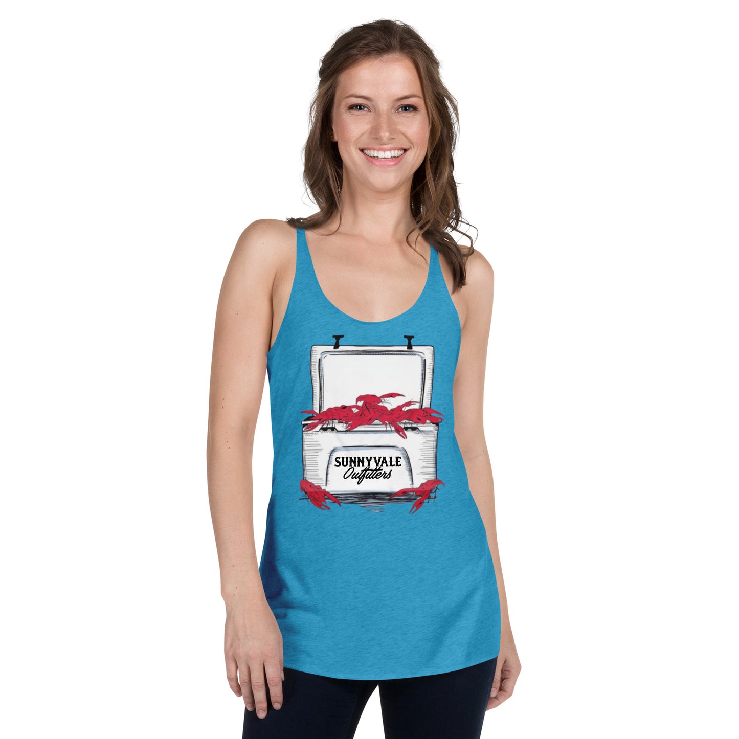 SO Crawfish Cooler Women's Racerback Tank