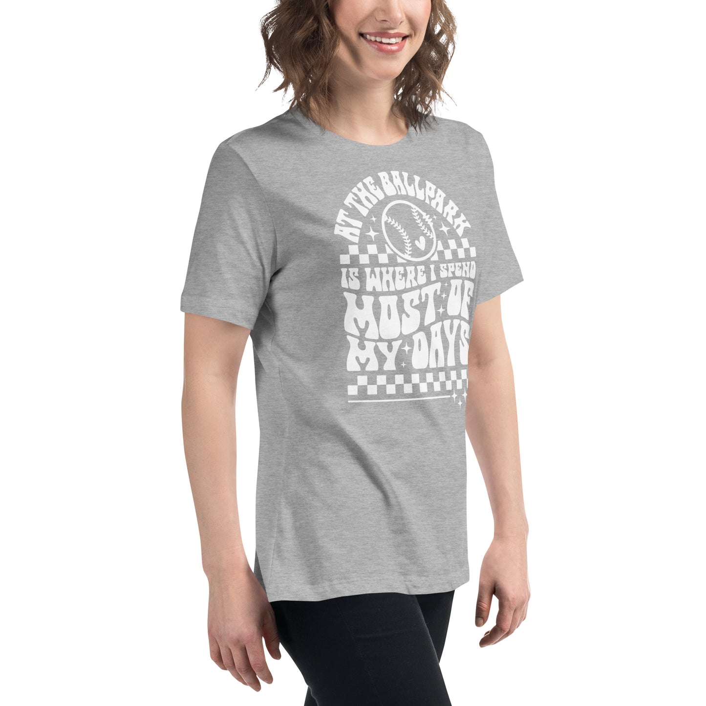At The Ball Park Women's Relaxed T-Shirt