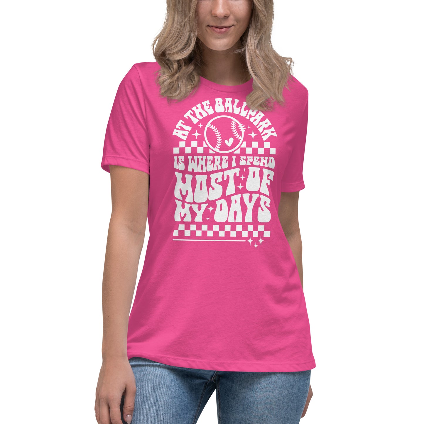 At The Ball Park Women's Relaxed T-Shirt
