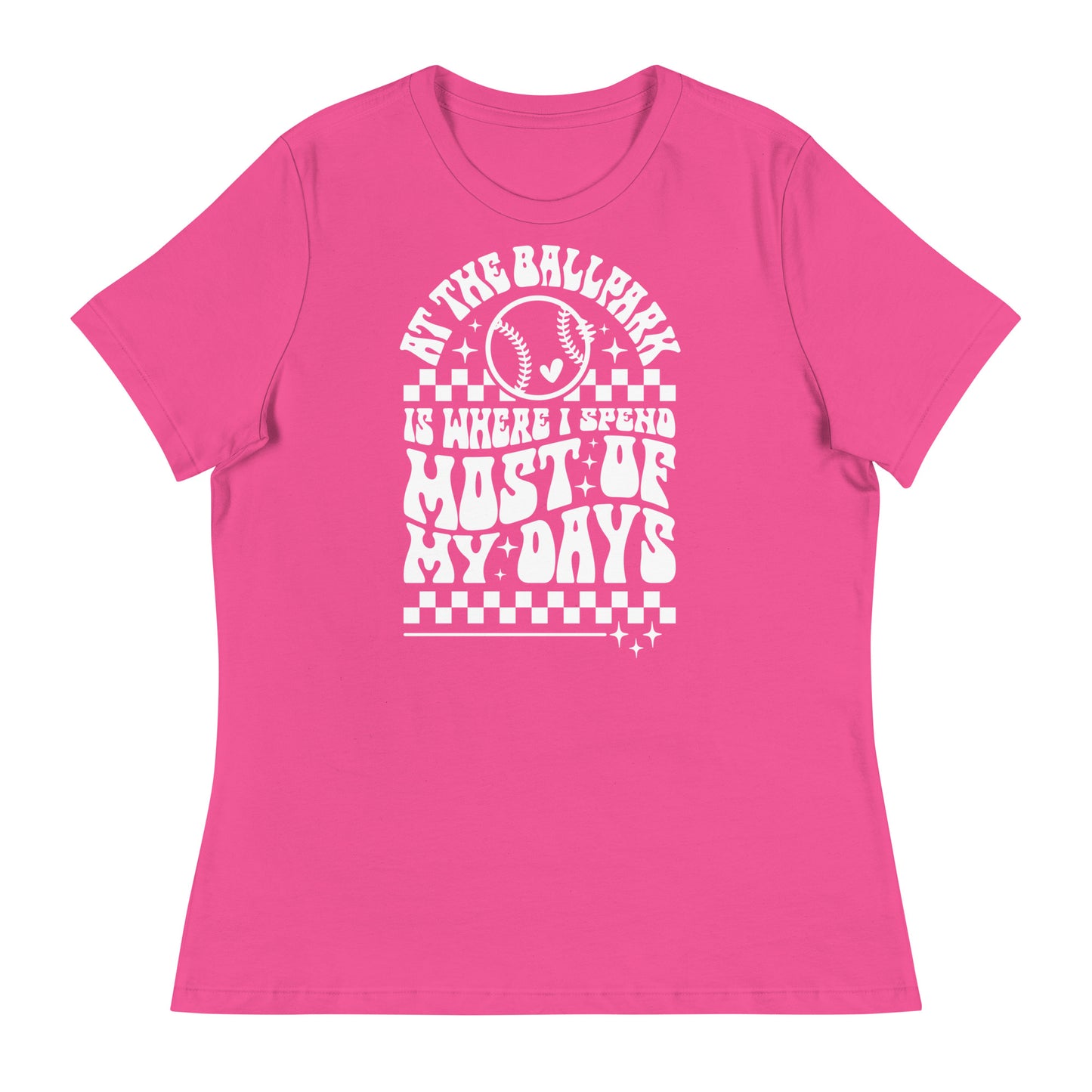 At The Ball Park Women's Relaxed T-Shirt