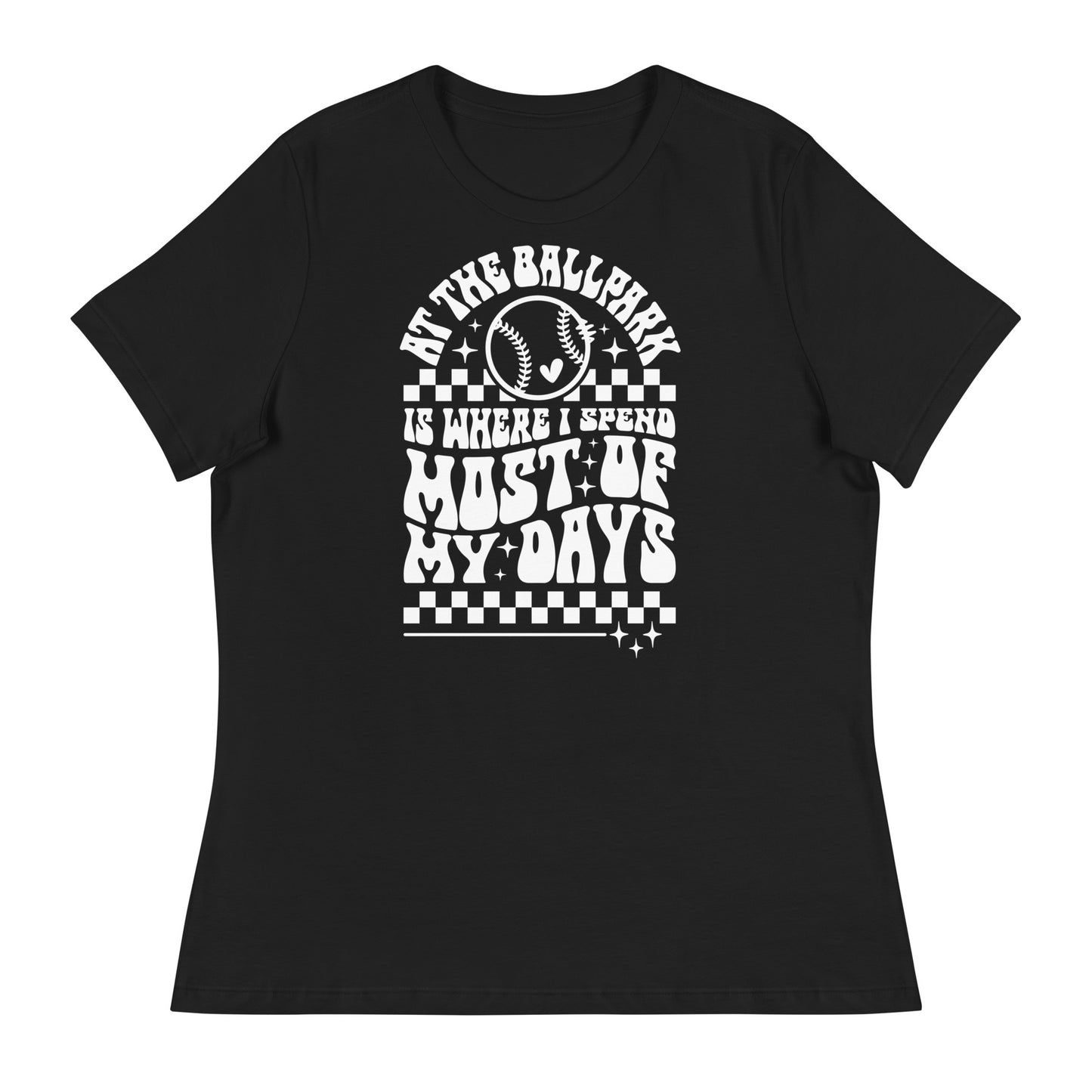 At The Ball Park Women's Relaxed T-Shirt