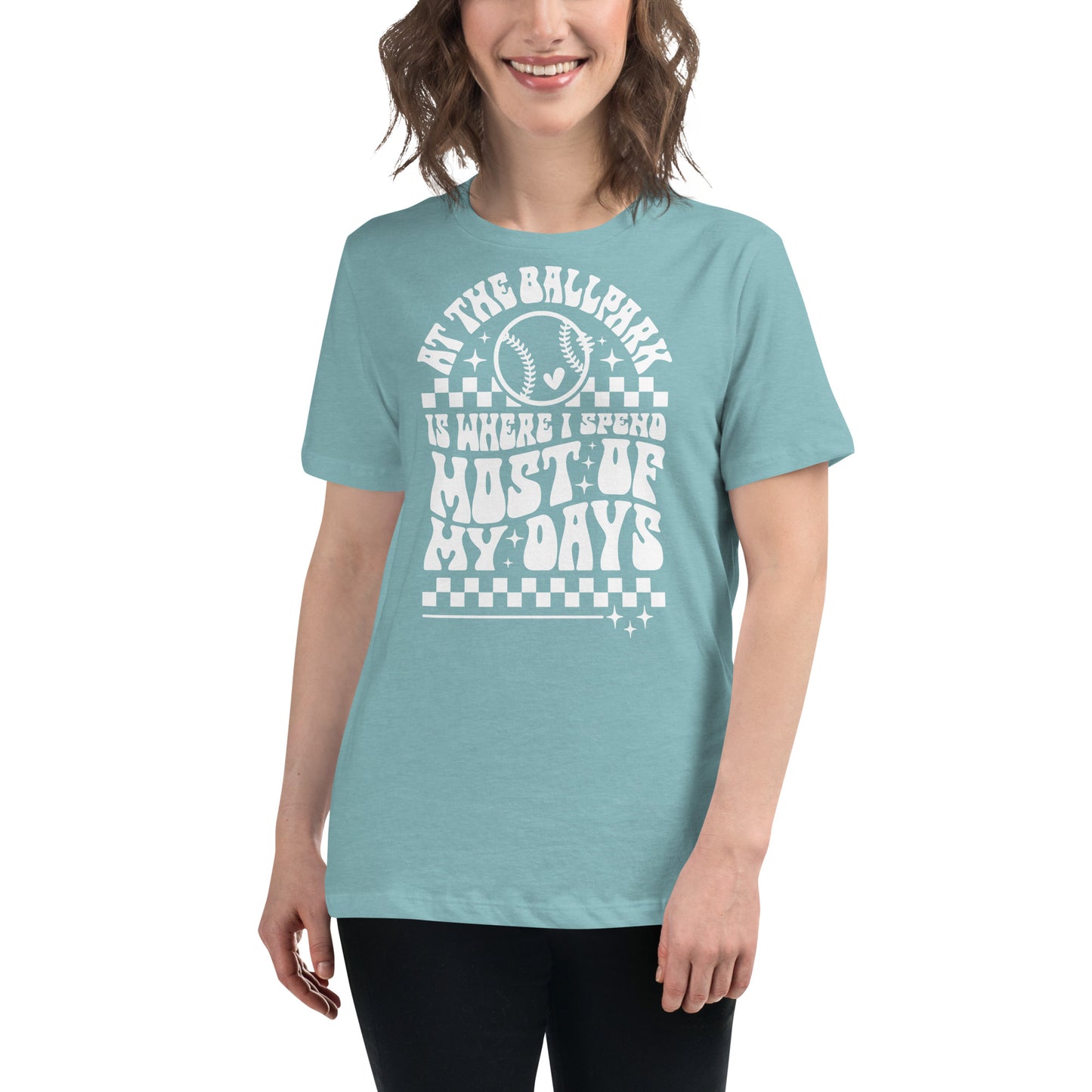 At The Ball Park Women's Relaxed T-Shirt